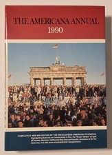 NEW - The Americana Annual 1990 Grolier HCDJ ...
