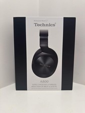 Technics EAH-A800-K Wireless Noise Cancelling Over-Ear Headphones Black - New