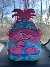 Trolls Poppy Loungefly Mini Backpack AMC Dreamworks Exclusive NWT Band Together