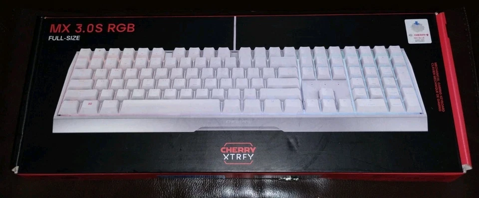 Teclado mecánico con cable Cherry XTRFY MX 3.0S GAMING - blanco Foto 2 de 4