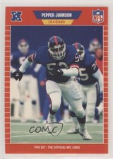 1989 Pro Set Pepper Johnson #470 te2