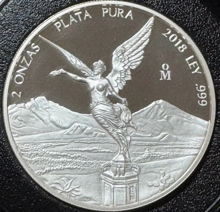 Mexican Libertad 2 oz Precious Metal Content per Unit 2018 Silver