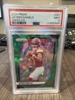 2024 Panini Prizm - Rookies Jayden Daniels #347 Green Ice Prizm (RC)