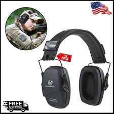 Electronic Shooting Ear Muff Hearing Protection Training Anti-noise Earphone