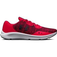 Under Armour 3025945 Mens UA Charged Pursuit 3 Twist Running Shoes, Red, Size 12 2