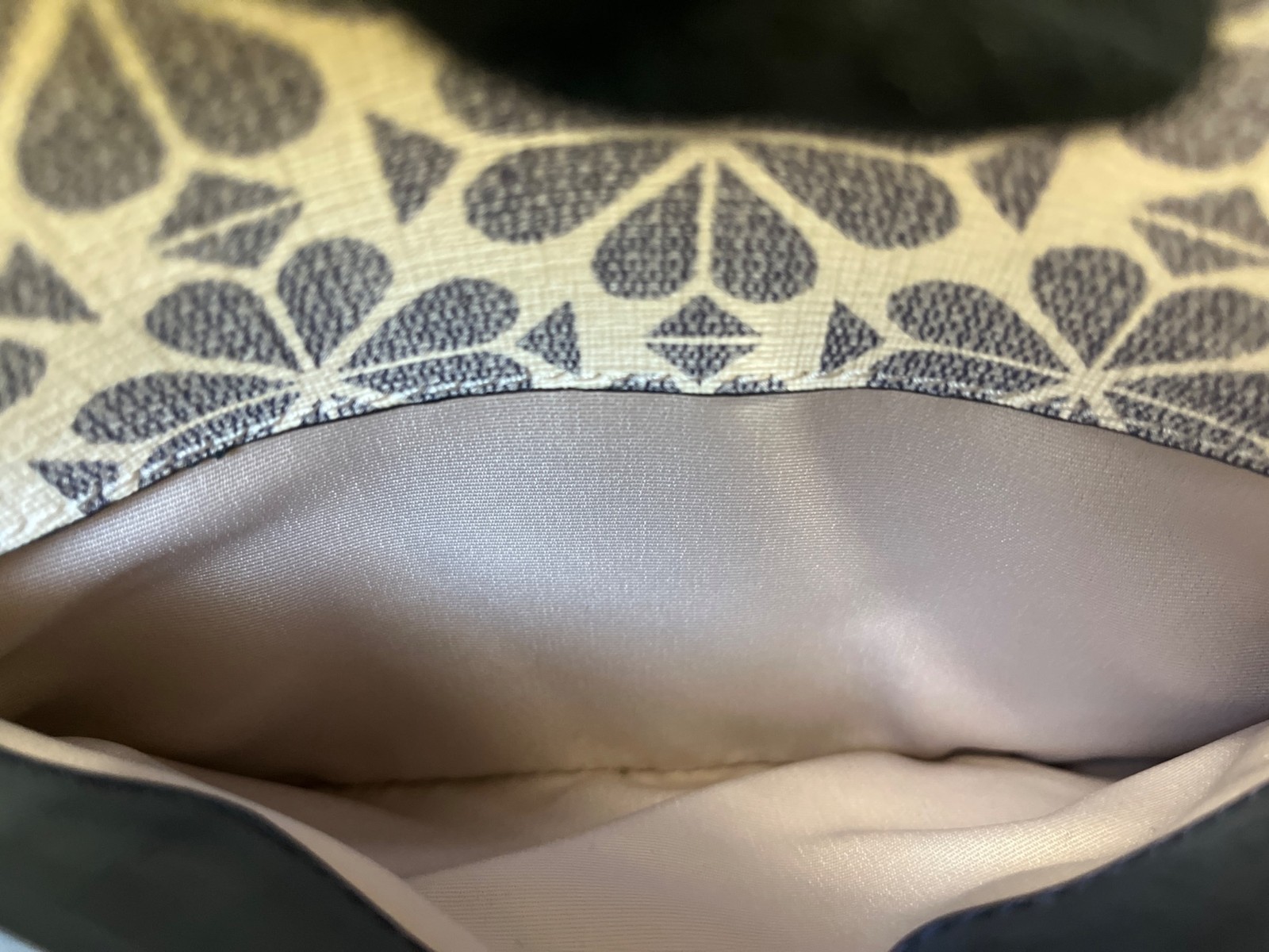 Kate Spade Flower Coated Canvas Shoulder Bag Women Used Authentic thumbnail 10