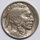 1913 D Type 2 "flat ground" Buffalo Nickel Almost Uncirculated