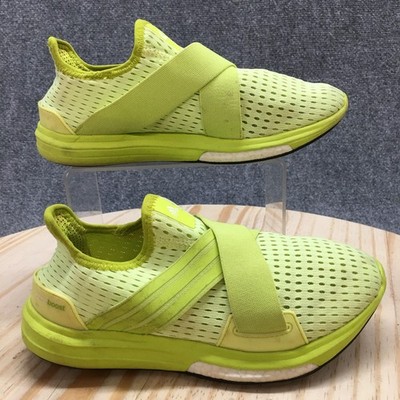 Adidas Shoes Womens 7 Climachill Sonic Boost Cycling Sneakers Green Mesh B40286