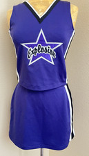 Cheerleader Uniform Outfit Costume 36 Top 30 Skirt EXPLOSION Sparkle Star Purple