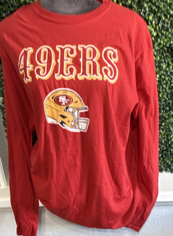 Fanatics San Francisco 49ers NFL Football Red Shirt Size L