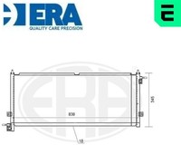 ERA 667118 Kondensator FüR Klimaanlage Kondensator Klimaanlage