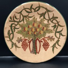 Jordan Arts Pottery Madaba Byzantine Mosaic Olive Tree Plate Wall Plaque 27cm