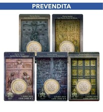 Vaticano 2025  - Coin Card con moneta 1,00 €  -  Le Porte Sante  - (PREVENDITA)