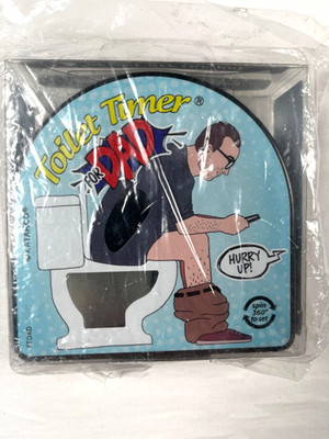 Toilet Timer for Dad Gag Gift Bathroom Timer  Novelty Gift for Men Katamco New