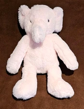 Pink Elephant Baby Lovie Cloud Island Stuffed Animal Plush Hook Loop Hands Feet