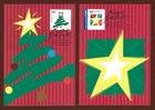 2001 AUSTRALIA " SEASONS GREETINGS " ~ SET OF 2 MAXI CARDS ~