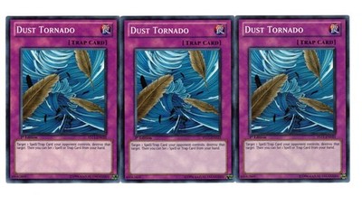 Yugioh- 3X Dust Tornado - Common - 1st Edition - YS11-EN033 - Near Mint