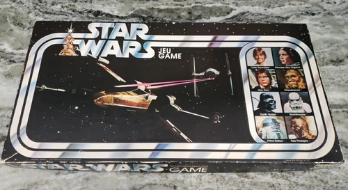 Vintage 1977 Star Wars Escape From Death Star Board Game Parker Brothers A481