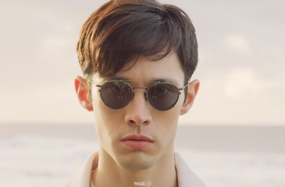 oliver peoples 匠シリーズ OLIVER PEOPLES TAKUMI TK-1 CLIP ON in Pewter/ Blue MSRP$277 clip