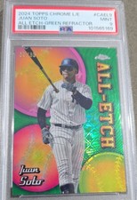 2024 Topps Chrome Logofractor Edition - Chrome All Etch Juan Soto #CAEL-9 Green