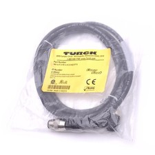 Turck WK 4.4T-2-RS 4.4T/S760/S771 Eurofast Cordset, M12 4-Pin Angled F to M, 2m