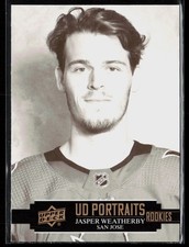 2021-22 Upper Deck #P-50 Jasper Weatherby UD Portraits