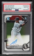 2022 Bowman Chrome Prospect Auto Oscar Colas #CPA-OCS PSA 10 GEM MT Auto 12wc