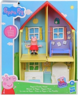 Peppa Pig Peppas Abenteuer Familienhaus Set Mit Figur Und 6