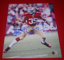 ERIC REID San Francisco 49ers Signed 11X14 Photo Beckett COA BV81367