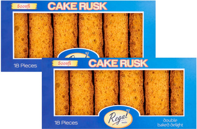 Regal Bakery 18 Soonfi Cake Rusk 370g (2er Pack)