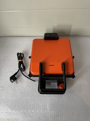Krups Grillsystem Kontakgrill Typ 289 Orange 1800 Watt Retro