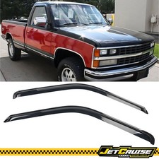 Fits 88-98 Chevy Gmc C K 1500 2500 3500 Regular Cab Acrylic Window Visors 2pcs Fits 88-98 Chevy Gmc C K 1500 2500 3500 Regular Cab Acrylic Window Visors 2pcs