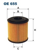 Filtron ÖLfilter OE 655 FüR Smart