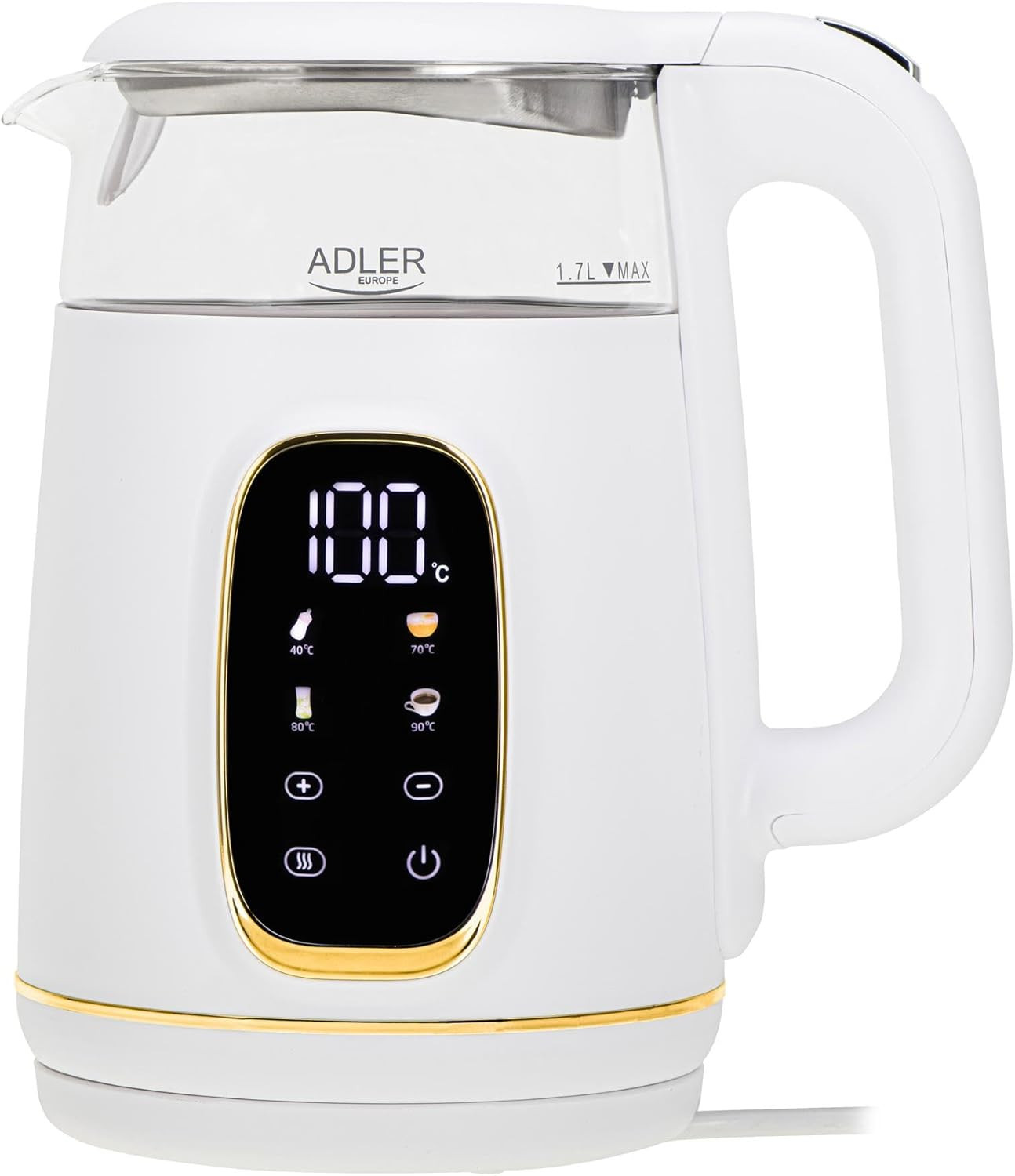 Bollitore Professionale Adler AD 1295 1.7L Regolazione Termica LCD