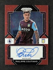 2022-23 Panini Prizm EPL PHILIPPE COUTINHO Auto Red Prizm Stars Signatures#S-PCO