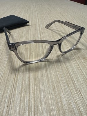 QUAY Australia Blue Light Glasses Clear Gray Frame Eyeglasses Unisex