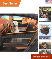 Foldable Back Seat Extender for Large Dogs - Comfortable Travel Solution