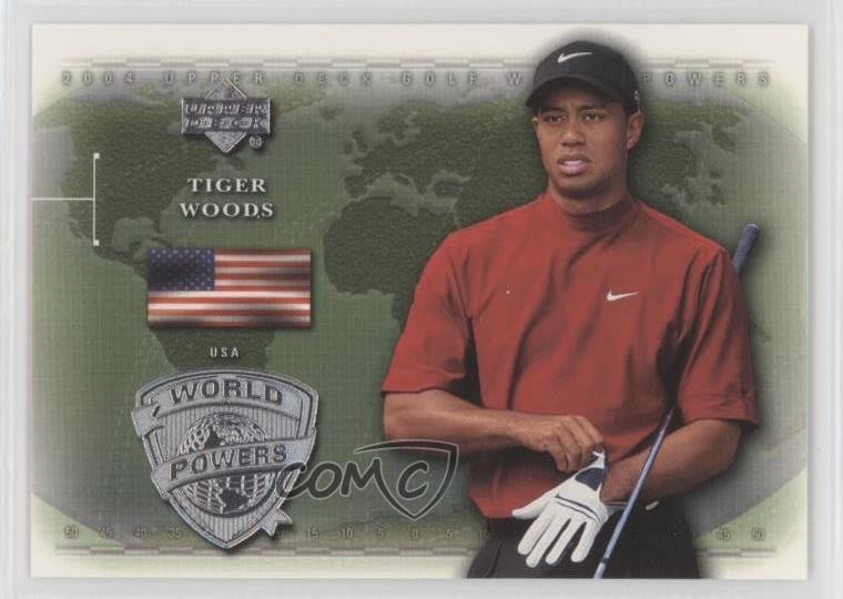 2004 Upper Deck World Powers Tiger Woods #91 9hx
