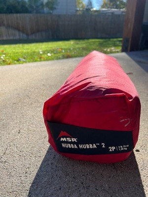 MSR Hubba Hubba 2P 2 Person Backpacking Tent w/ Carbon Syclone Replacement Poles