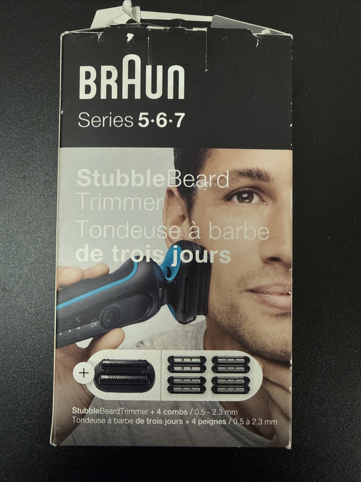 Braun Stubble Beard  Trimmer + 4 Combs Series 5 6 7
