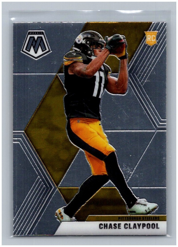 2020 Panini Mosaic Chase Claypool RC #220 Rookie Card Pittsburgh Steelers NFL
