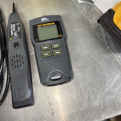 IDEAL VDV Test-Tone-Trace Kit with Amplifier Probe and Case! Used 