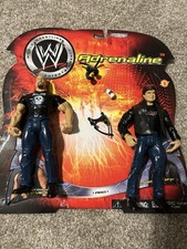 Stone Cold Steve Austin & Eric Bischoff WWE Jakks Adrenaline 3 figuras de lucha libre