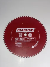 Diablo by Freud D1060X 10" 60 Teeth Fine Finish Saw Blade Open Box Never Used