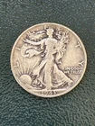 1943 Walking Liberty Half Dollar Coin Circulated Silver Coin
