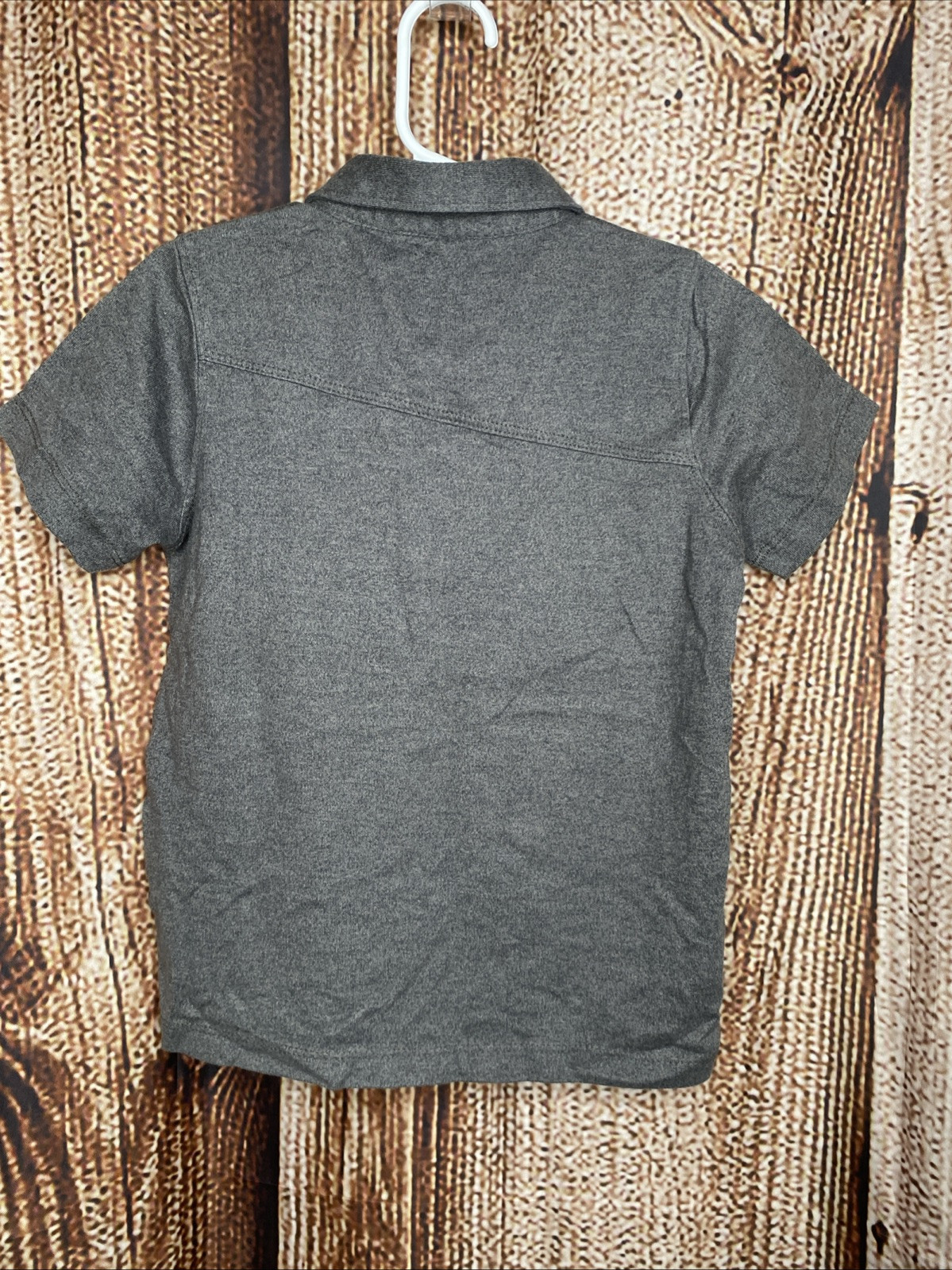 Volcom Boy’s Polo Top Shirt Gray Size 5 Short Sleeve image 3