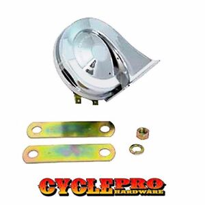 Chrome 12V Replacement  Horn  For 91 17 Harley  Touring  Dyna 