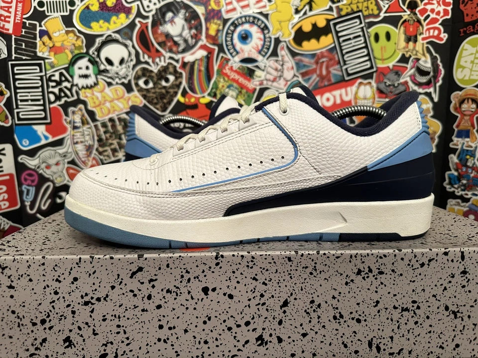 Talla 10.5 - Nike Air Jordan 2 Retro Low Midnight Navy 2016 - 832819-107 Artículo 2322 Foto 4 de 4