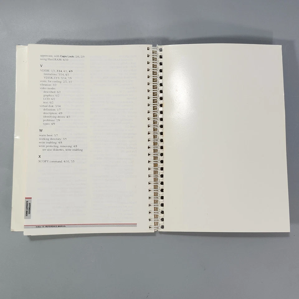 Toshiba T1600 Manual de Referência Antigo Computador Pessoal Guia de Programa do Usuário 1988 - Imagem 2 de 4