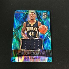 2016-17 Spectra JEFF TEAGUE Jersey Catalysts Blue Pulsar 55/99 Indiana *JU05